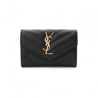 Кожаный кошелек Monogram Saint Laurent