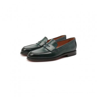 Кожаные лоферы Santoni