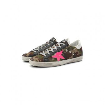 Комбинированные кеды Superstar Golden Goose Deluxe Brand