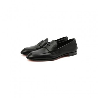 Кожаные лоферы Santoni