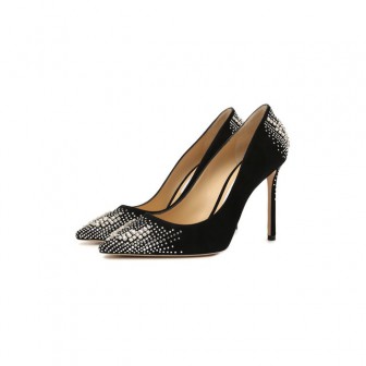 Замшевые туфли Romy 100 Jimmy Choo