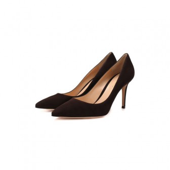 Замшевые туфли Gianvito 85 Gianvito Rossi