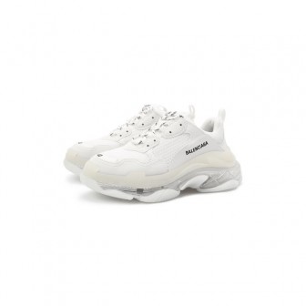 Текстильные кроссовки Triple S Balenciaga