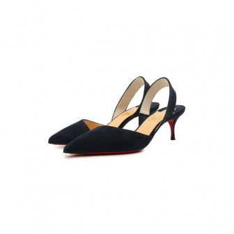 Замшевые туфли Viola Sling 55 Christian Louboutin