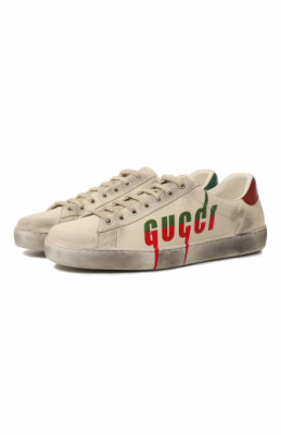 Кожаные кеды Ace Gucci