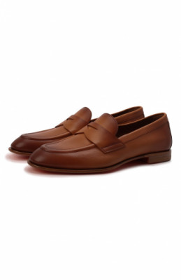 Кожаные лоферы Santoni