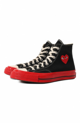 Текстильные кеды Comme des Garcons Play x Converse Comme des Garcons Play