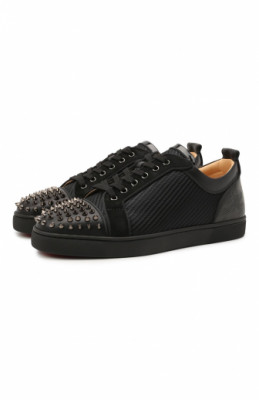 Комбинированные кеды Louis Junior Spikes Orlato Christian Louboutin