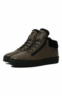 Кожаные кеды Frankie Winter Giuseppe Zanotti Design