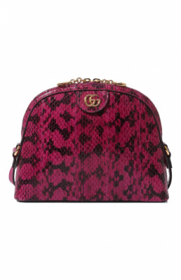 Сумка Ophidia small из кожи змеи Gucci