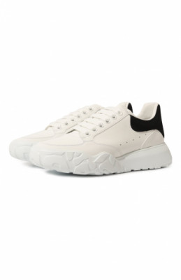 Кожаные кроссовки Court Trainer Alexander McQueen