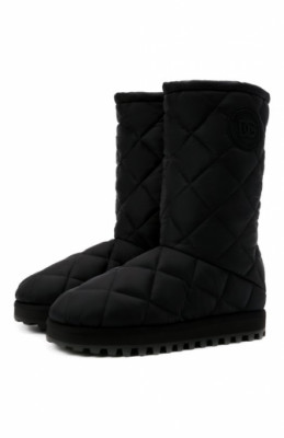 Текстильные сапоги City Boots Dolce & Gabbana