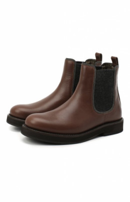 Кожаные челси Brunello Cucinelli