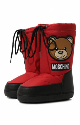 Утепленные сапоги Moschino