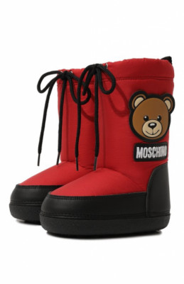 Утепленные сапоги Moschino