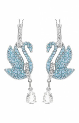 Серьги Swan Swarovski