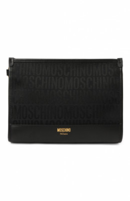 Текстильный клатч Moschino