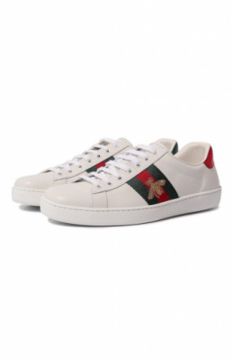 Кожаные кеды New Ace Gucci