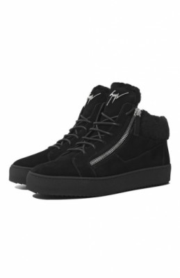 Замшевые кеды Kriss Winter Giuseppe Zanotti Design