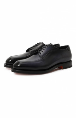 Кожаные дерби Santoni