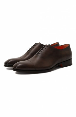 Кожаные оксфорды Santoni