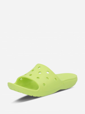 Шлепанцы детские Crocs Classic Crocs Slide K, Зеленый