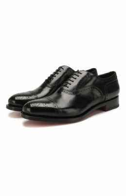 Кожаные оксфорды Santoni