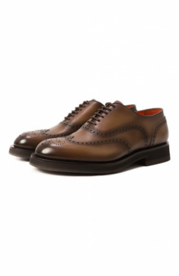 Кожаные оксфорды Santoni