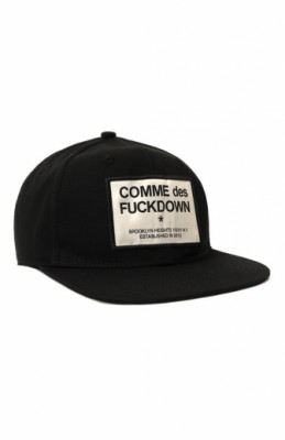 Хлопковая бейсболка Comme des Fuckdown